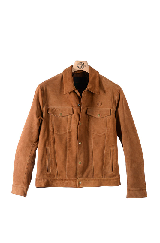 Deus Ex Machina Lederjacke im Jeans-Stil